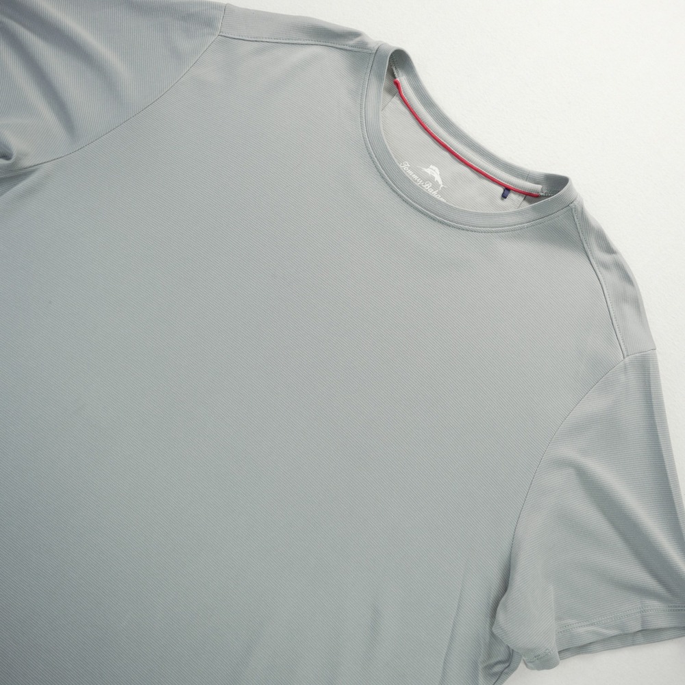 Tommy Bahama Island Zone T-Shirt Mens XXL Gray Tencel Modal Short Sleeve Tee